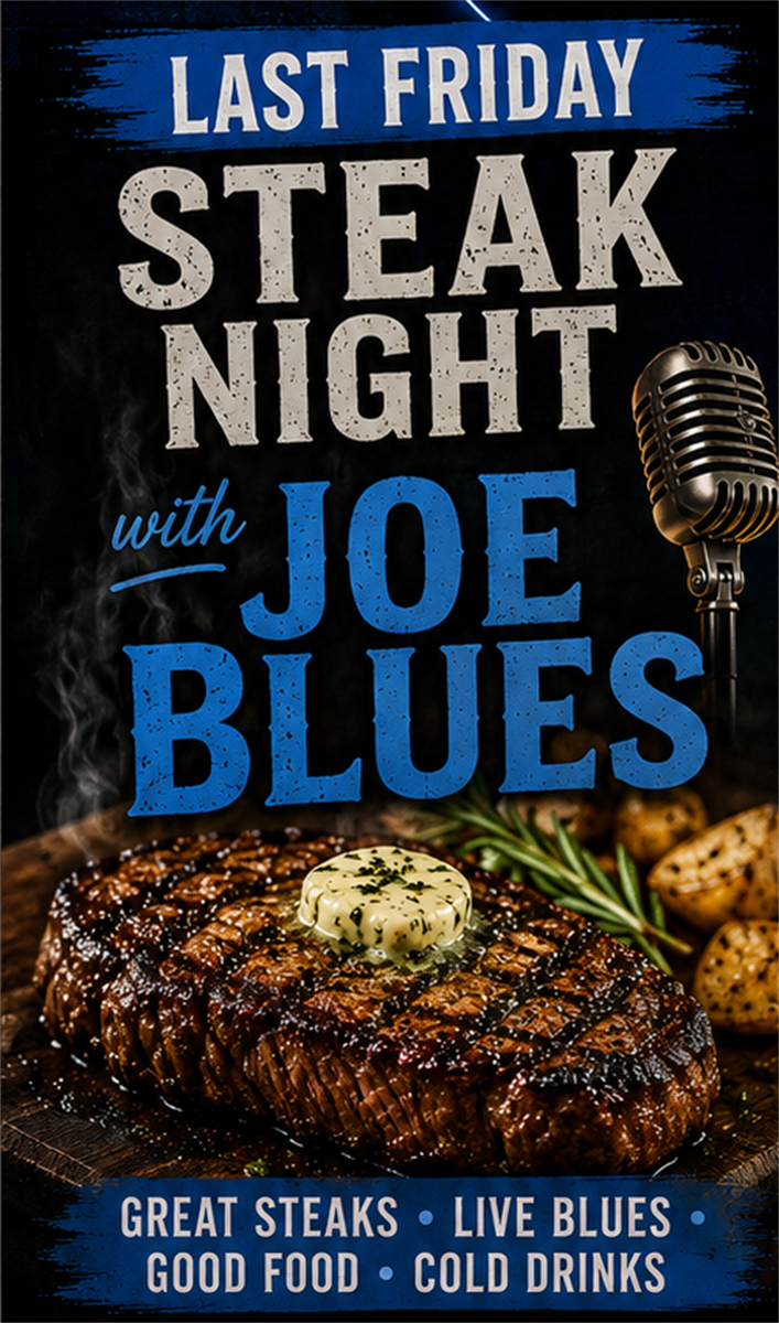 Steak Night with Joe Blues Band